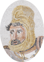 Image of Darius III from the Battle of Issus mosaic, as his beard looks a little like mine.